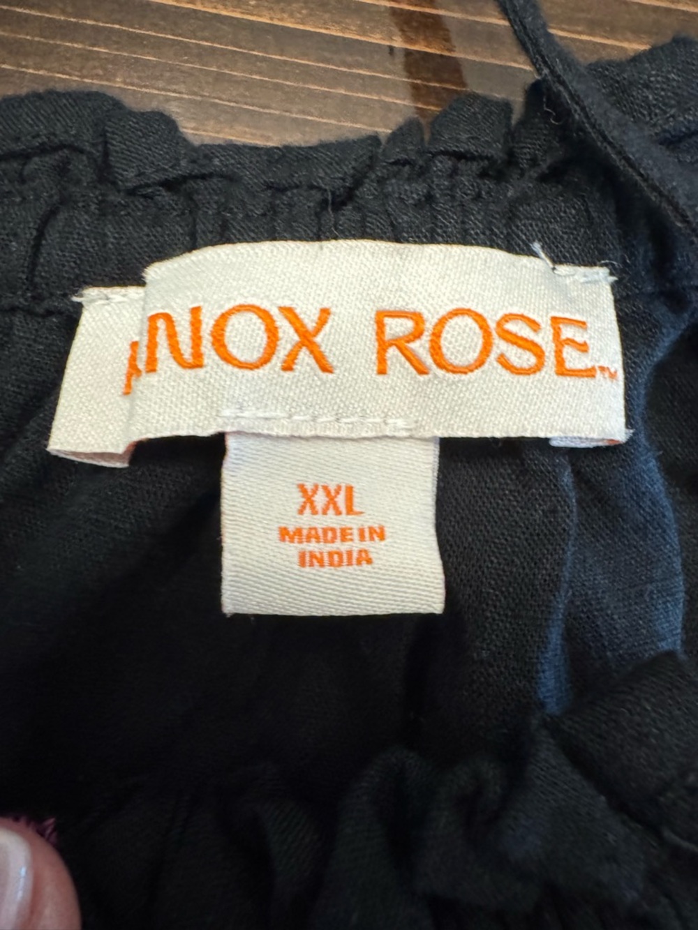 Knox Rose Black Tank with‎ Pink & Green Trim Size XXL EUC - Picture 4 of 7